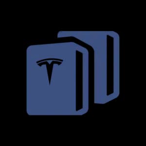 A blue icon of two rectangular battery packs with a stylized "T" logo on the front, set against a black background, conveying innovation and technology.